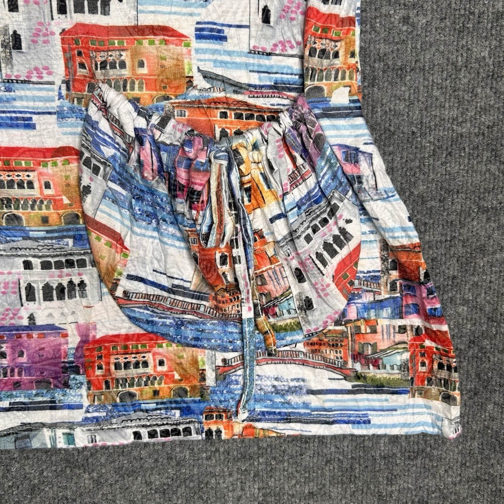 Shana Tunic Top Art To Wear‎ Size Large Artsy Colorful Venice - Picture 5 of 8